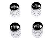 Fish Bones - Tire Rim Valve Stem Caps - Aluminum Fish Bones - Tire Rim Valve Stem Caps - Aluminum