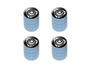 Rotary Rotor Engine RX 8 RX 7 Tire Rim Valve Stem Caps LtBlue