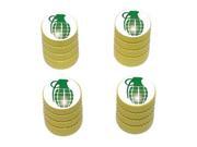 Grenade - Tire Rim Valve Stem Caps - Yellow Grenade - Tire Rim Valve Stem Caps - Yellow