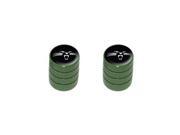 Panther Face - Tire Rim Valve Stem Caps - Motorcycle Bike Bicycle - Green Panther Face - Tire Rim Valve Stem Caps - Motorcycle Bike Bicycle - Green