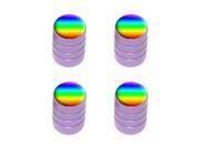 Rainbow Gay Lesbian Tire Rim Valve Stem Caps Purple