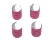 Golf Ball Golfing Tire Rim Valve Stem Caps Pink