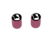 Cobra Snake Tire Rim Valve Stem Caps Motorcycle Bike Bicycle Pink