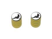 Sexy Mudflap Girl - Tire Rim Valve Stem Caps - Motorcycle Bike Bicycle - Yellow Sexy Mudflap Girl - Tire Rim Valve Stem Caps - Motorcycle Bike Bicycle - Yellow