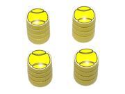 Tennis - Tire Rim Valve Stem Caps - Yellow Tennis - Tire Rim Valve Stem Caps - Yellow