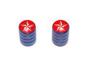 Nautical Star Red Tire Rim Valve Stem Caps Motorcycle Bike Bicycle Blue