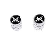 Crossed AK-47 Assault Rifles NRA - Tire Rim Valve Stem Caps - Motorcycle Bike Bicycle - Aluminum Crossed AK-47 Assault Rifles NRA - Tire Rim Valve Stem Caps - Motorcycle Bike Bicycle - Aluminum