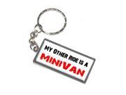 My Other Ride Vehicle Car Is A Minivan Keychain Key Chain Ring