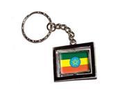 Ethiopia Country Flag Keychain Key Chain Ring