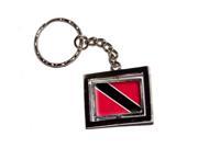 Trinidad and Tobago Country Flag Keychain Key Chain Ring