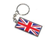 Britain British Flag Keychain Key Chain Ring