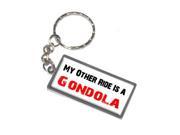 My Other Ride Vehicle Car Is A Gondola Keychain Key Chain Ring