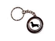 Dachshund Dog Keychain Key Chain Ring