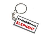 My Other Ride Vehicle Car Is An Elephant Keychain Key Chain Ring