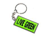 Live Green Recycle Keychain Key Chain Ring
