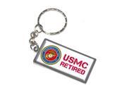 USMC Marines Retired Keychain Key Chain Ring