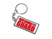 National Guard with Flag Keychain Key Chain Ring