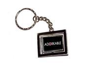 Adorkable Keychain Key Chain Ring