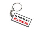 My Other Ride Vehicle Car Is An Alligator Keychain Key Chain Ring