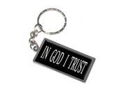 In God I Trust Keychain Key Chain Ring