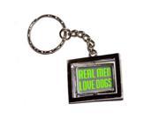 Real Men Love Dogs Keychain Key Chain Ring