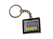 Peace Love Dogs Keychain Key Chain Ring