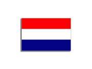 NETHERLANDS Flag Sticker 5 width