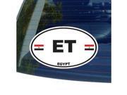 ET Egypt Country Oval Sticker - 5.5 ET Egypt Country Oval Sticker - 5.5