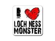 I Love Heart LOCH NESS MONSTER Sticker 5 width X 5 height