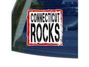 Connecticut Rocks Sticker 5 width X 5 height