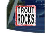 Trout Rocks Sticker 5 width X 5 height