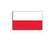 POLAND Flag Sticker 5 width