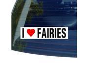I Love Heart FAIRIES Sticker 8 width X 2 height