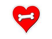Dog Bone Love Sticker 4 width X 4 height