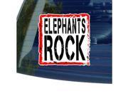 Elephants Rock Sticker 5 width X 5 height