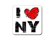I Love Heart NY NEW YORK Sticker 5 width X 5 height