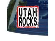 Utah Rocks Sticker 5 width X 5 height