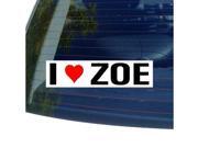 I Love Heart ZOE Sticker - 8 I Love Heart ZOE Sticker - 8