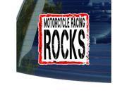 Motorcycle Racing Rocks Sticker 5 width X 5 height