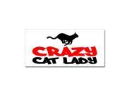 Crazy Cat Lady Sticker 7 width X 3.3 height