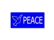 Peace Dove Sticker 7 width X 3.3 height