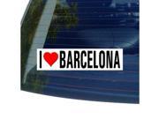 I Love Heart BARCELONA Sticker 8 width X 2 height