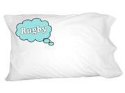 Dreaming of Rugby Blue Novelty Bedding Pillowcase Pillow Case