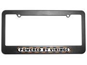 Powered By Vikings License Plate Tag Frame