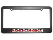 Made in America Barcode License Plate Tag Frame