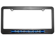 The Thin Blue Line Police License Plate Tag Frame