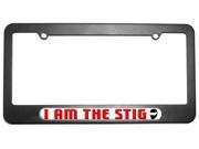 I Am The Stig License Plate Tag Frame