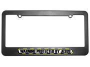 Protected By Jesus License Plate Tag Frame