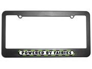 Powered By Fairies License Plate Tag Frame