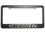 Protected By AK 47 License Plate Tag Frame